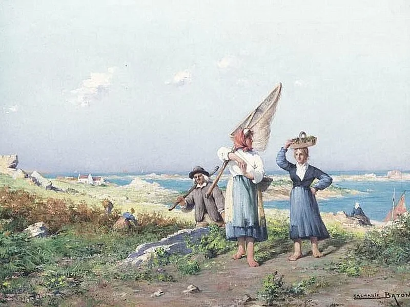 1851-Zacharie Baton - Ritorno dalla pesca